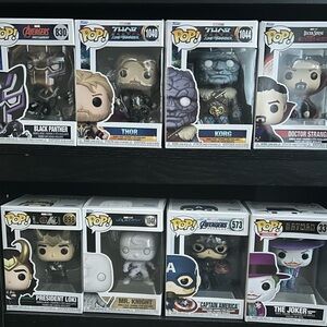 Funko Pop! Window Display Collectible Storage Boxes — White, Black, Purple
